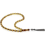 Load image into Gallery viewer, 99 Asmaa Allah Al Husna Honey Amber 33 Beads Rosary
