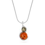 Load image into Gallery viewer, Duo Twist Honey Pendant
