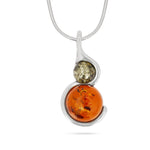 Load image into Gallery viewer, Duo Twist Honey Pendant
