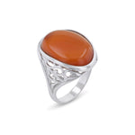 Load image into Gallery viewer, Cliff Oval Carnelian Ring - Koraba