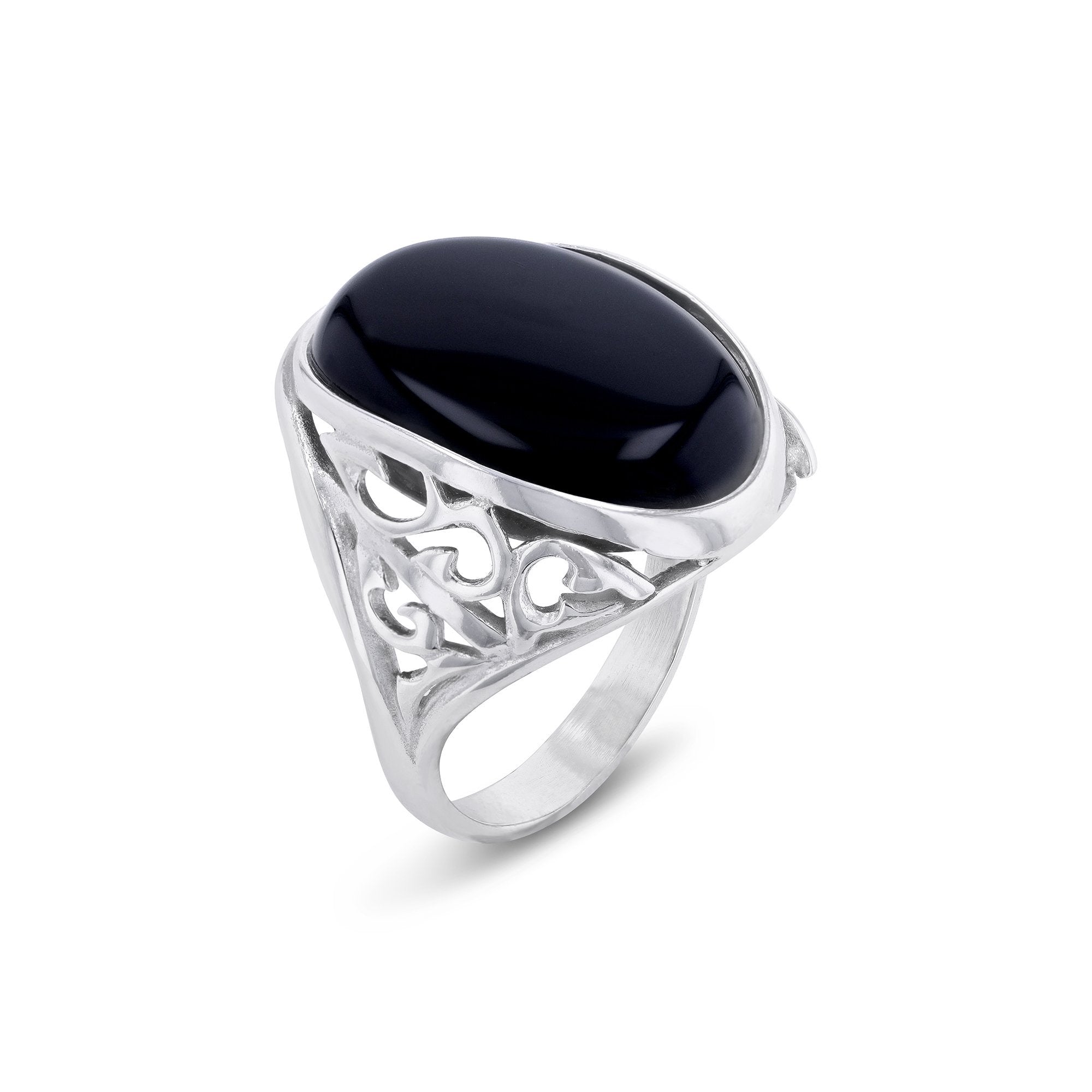 Cliff Oval Onyx Ring - Koraba
