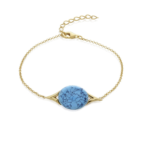 Eye of Turquoise Bracelet - Koraba
