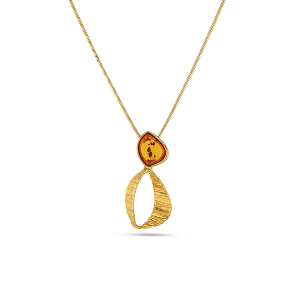 Goldie Locks Cognac Pendant - Koraba