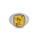 Load image into Gallery viewer, Hills Square Cut Cognac Ring - Koraba