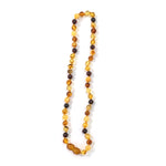 Load image into Gallery viewer, Harlequin Amber Baby Teething Necklace