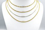 Load image into Gallery viewer, Koraba Silver 925 Gold Plated CDT Chain 106cm - Koraba

