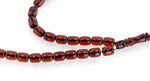 Load image into Gallery viewer, Natural Caribbean Amber Rosary Barrel Cut 1 Cherry Color 66 Beads - Koraba