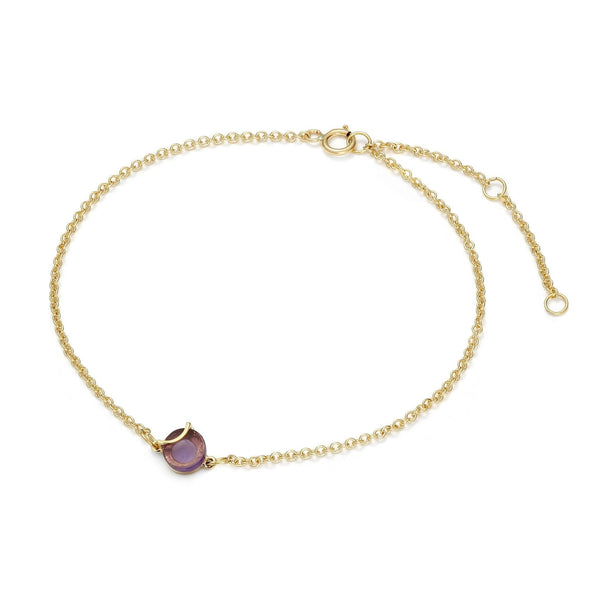 Raw Amulette Purple Amethyst Bracelet - Koraba