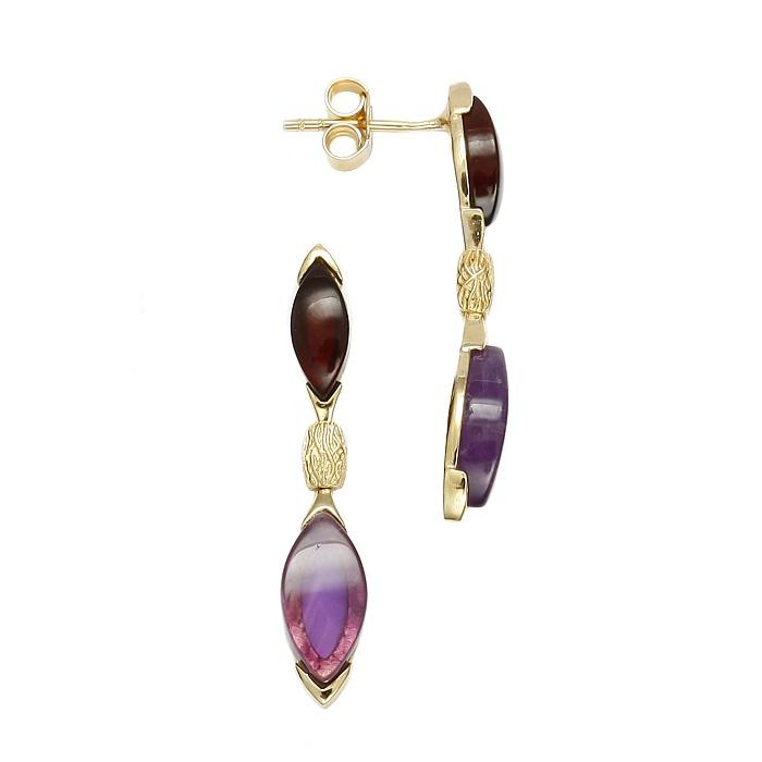 Reflection Purple Earrings - Koraba