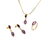 Load image into Gallery viewer, Reflection Purple Earrings - Koraba
