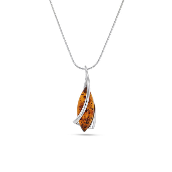 Silver Lining Cognac Pendant - Koraba